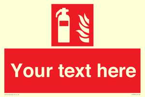 Custom Fire extinguisher Sign